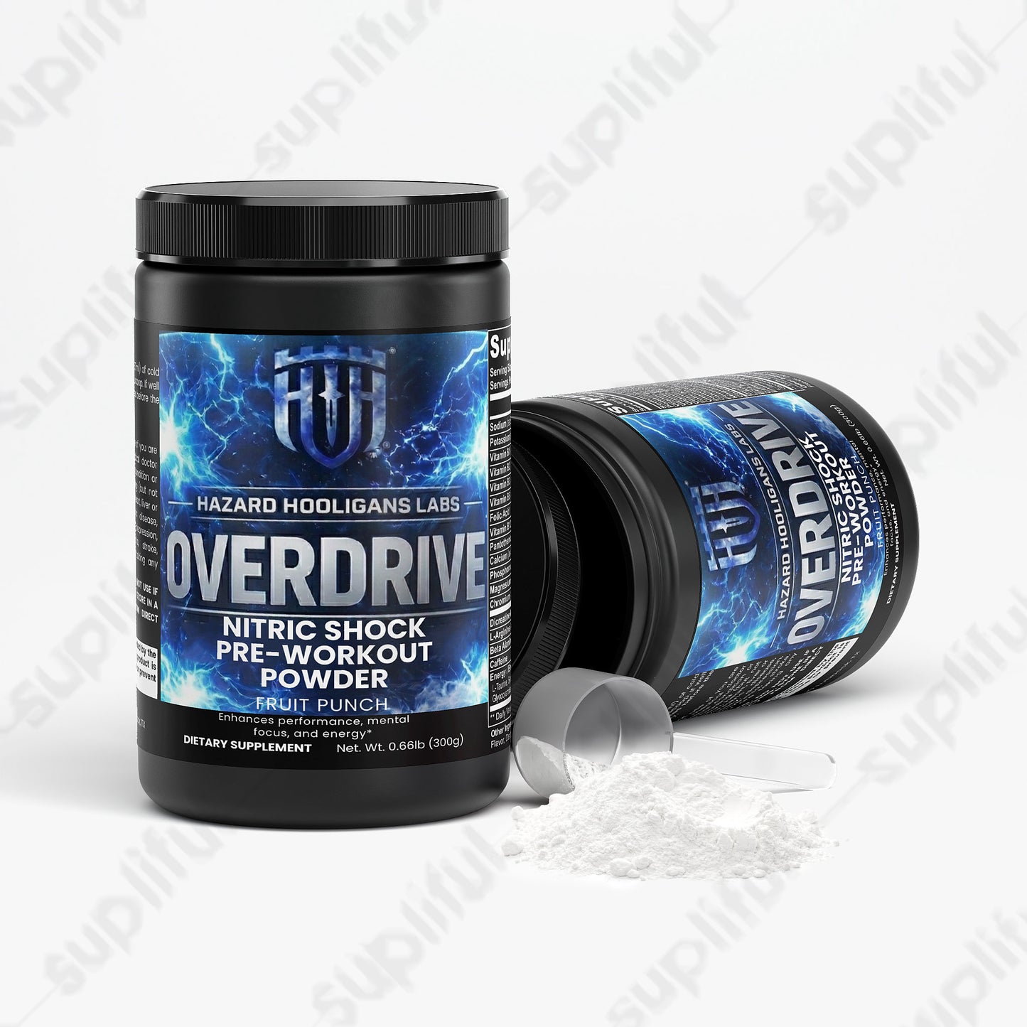 OVERDRIVE – Nitric Shock Pre‑Workout for Max Power & Zero Crash