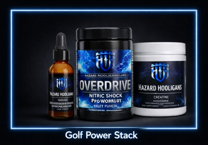 Golf Power Stack – Energy, Hydration & Focus System for Dominating the Course