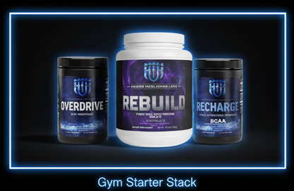 Gym Starter Stack – Energy, Strength & Recovery System for New Lifters