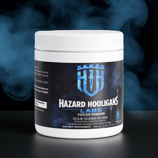 Focus Powder – Sour Gummi Worm Alpha‑GPC + L‑Theanine Blend